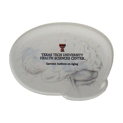 USA Made Full Color Acrylic Custom Shaped Lapel Pin - Up to 1.5"x1.5" - Large