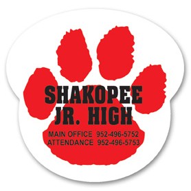 USA Made Premium UV Window Micro-Suction Cling Decal (2.375"x3.75") Shape